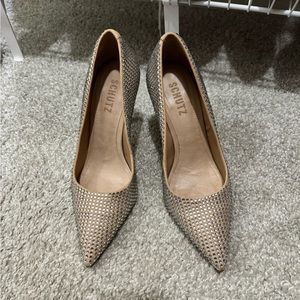 Schutz rhinestone pumps. Size 7. EUC